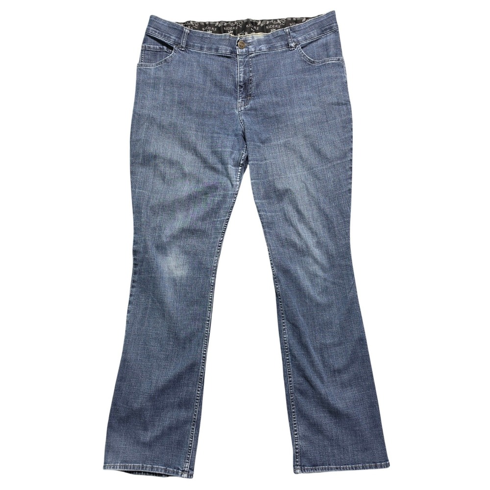 Y2K Mom Jeans Midrise Bootcut Jeans Womens 20W L Blue Riders by Lee
